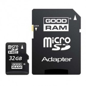 Goodram 32GB microSDHC Class 10 w/ microSD Adapter