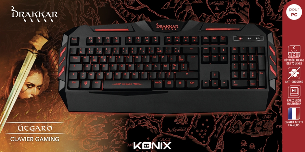 Konix KX DK UTGARD FR KEYBOARD – image 2