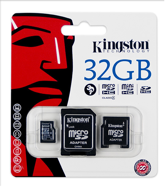 Kingston Technology 32GB microSDHC + 2 adapters – image 2