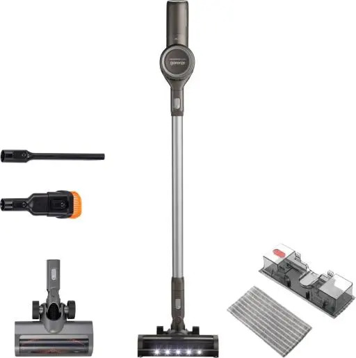 Gorenje SVC252426FFCA stick vacuum/electric broom 2-in-1 stick vacuum Battery Dry&wet Bagless