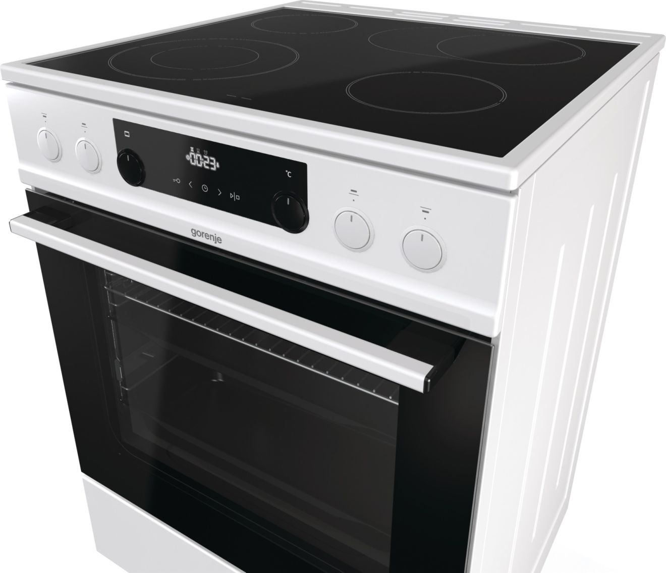 Gorenje EC6353WPA Freestanding cooker Electric Ceramic hob White – image 4
