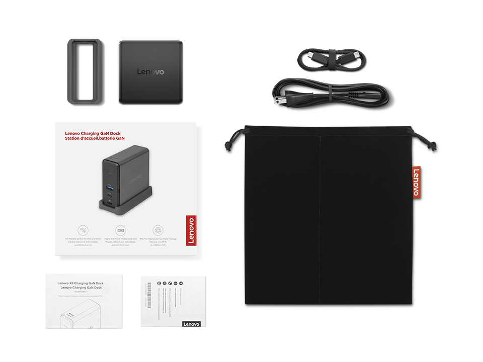 Lenovo G0AE0065EU laptop dock/port replicator Wired USB 3.2 Gen 1 (3.1 Gen 1) Type-C Black, Grey – image 8
