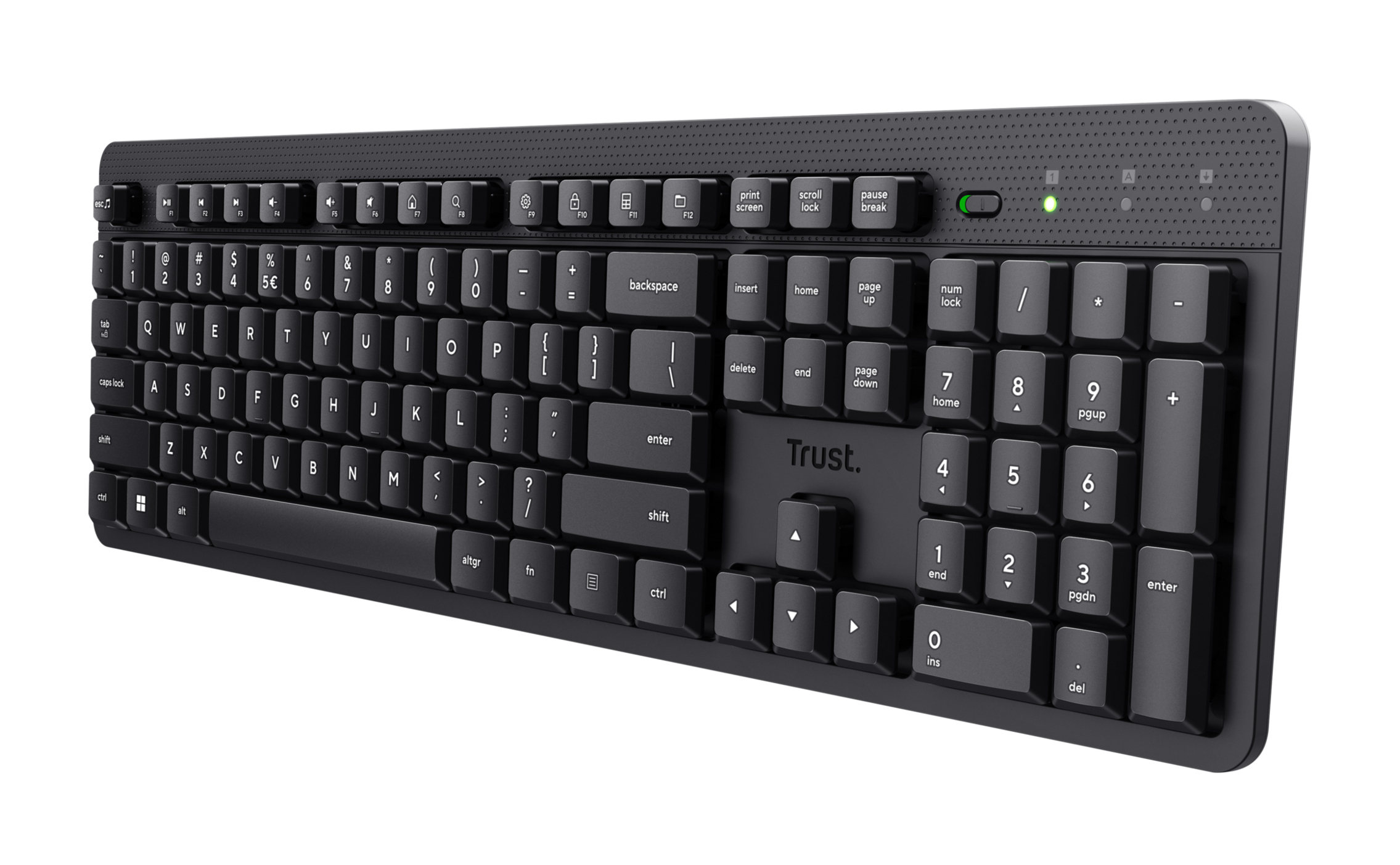 Trust Ody II tastiera Ufficio RF Wireless QWERTY Nordic Nero