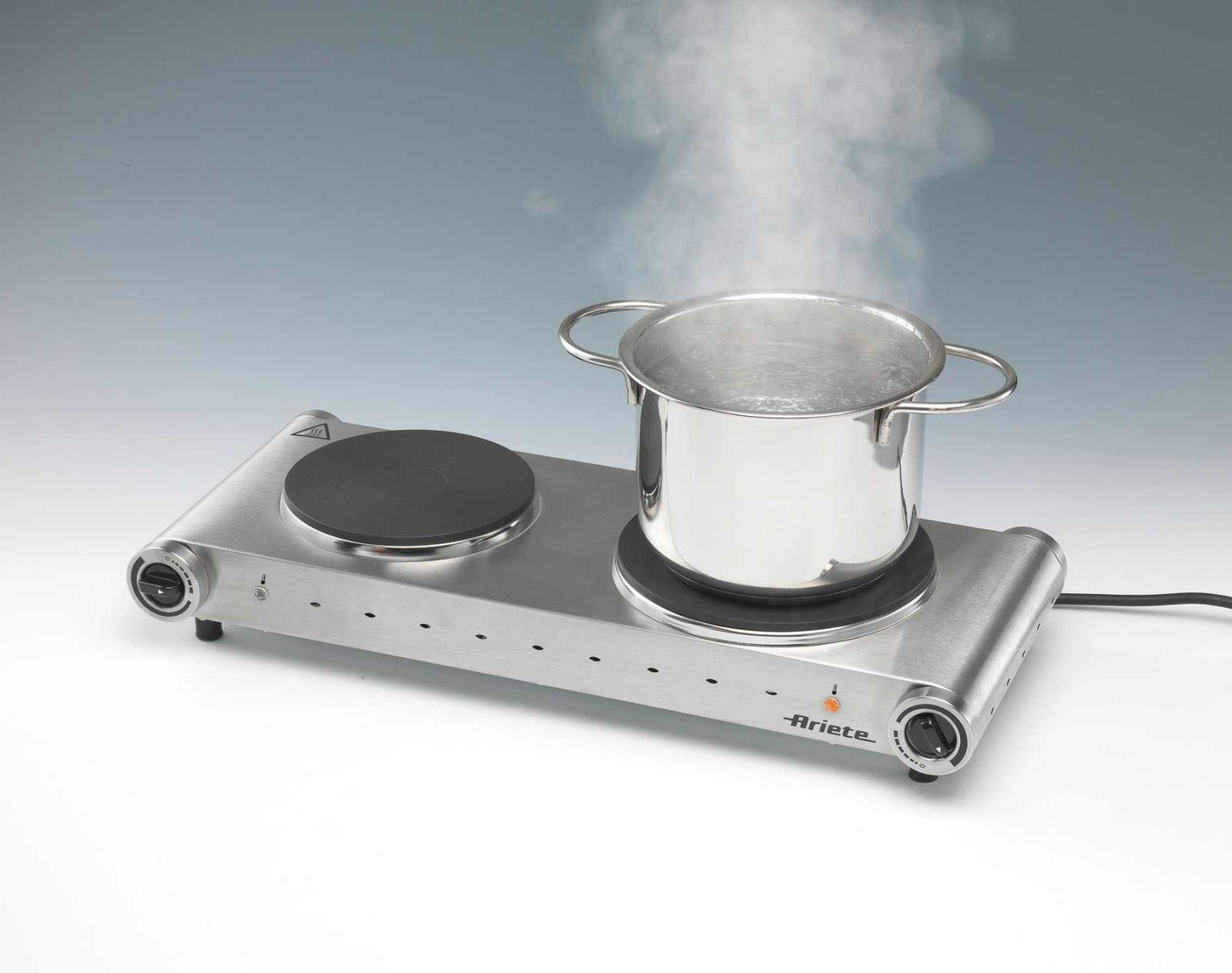 Ariete 994 Black, Stainless steel Countertop Sealed plate 2 zone(s) – image 2