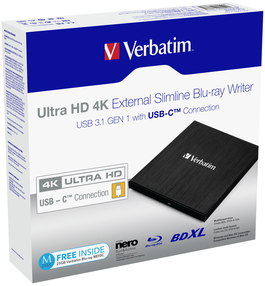 Verbatim 43888 optical disc drive Blu-Ray DVD Combo Black – image 5