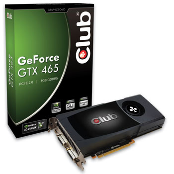 CLUB3D CGNX-X46524 graphics card NVIDIA GeForce GTX 465