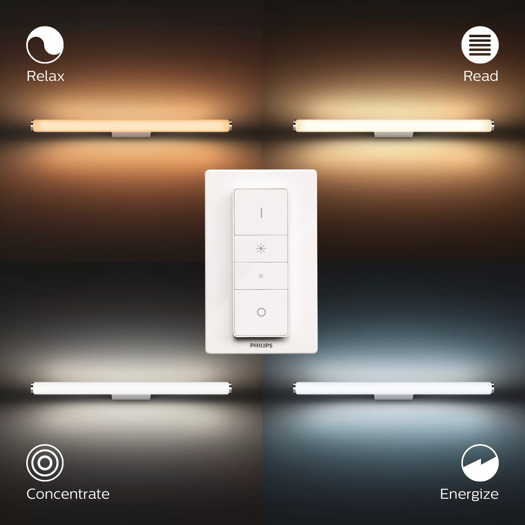Philips by Signify Philips Hue White ambience Adore Bathroom mirror light – image 6
