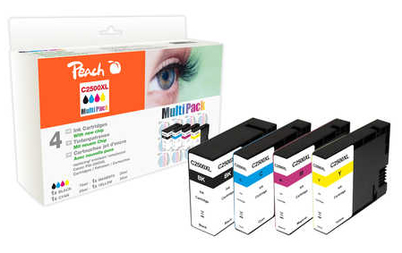 Peach PI100-283 ink cartridge Black, Cyan, Magenta, Yellow