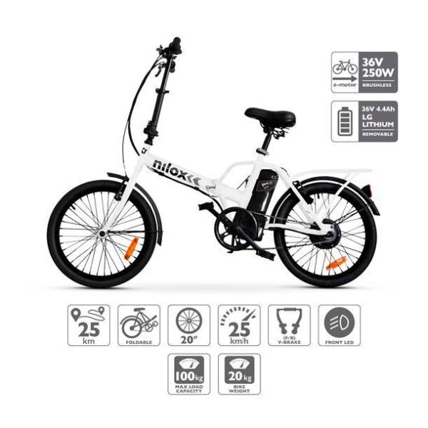 Nilox X1 Black, White Steel – image 2