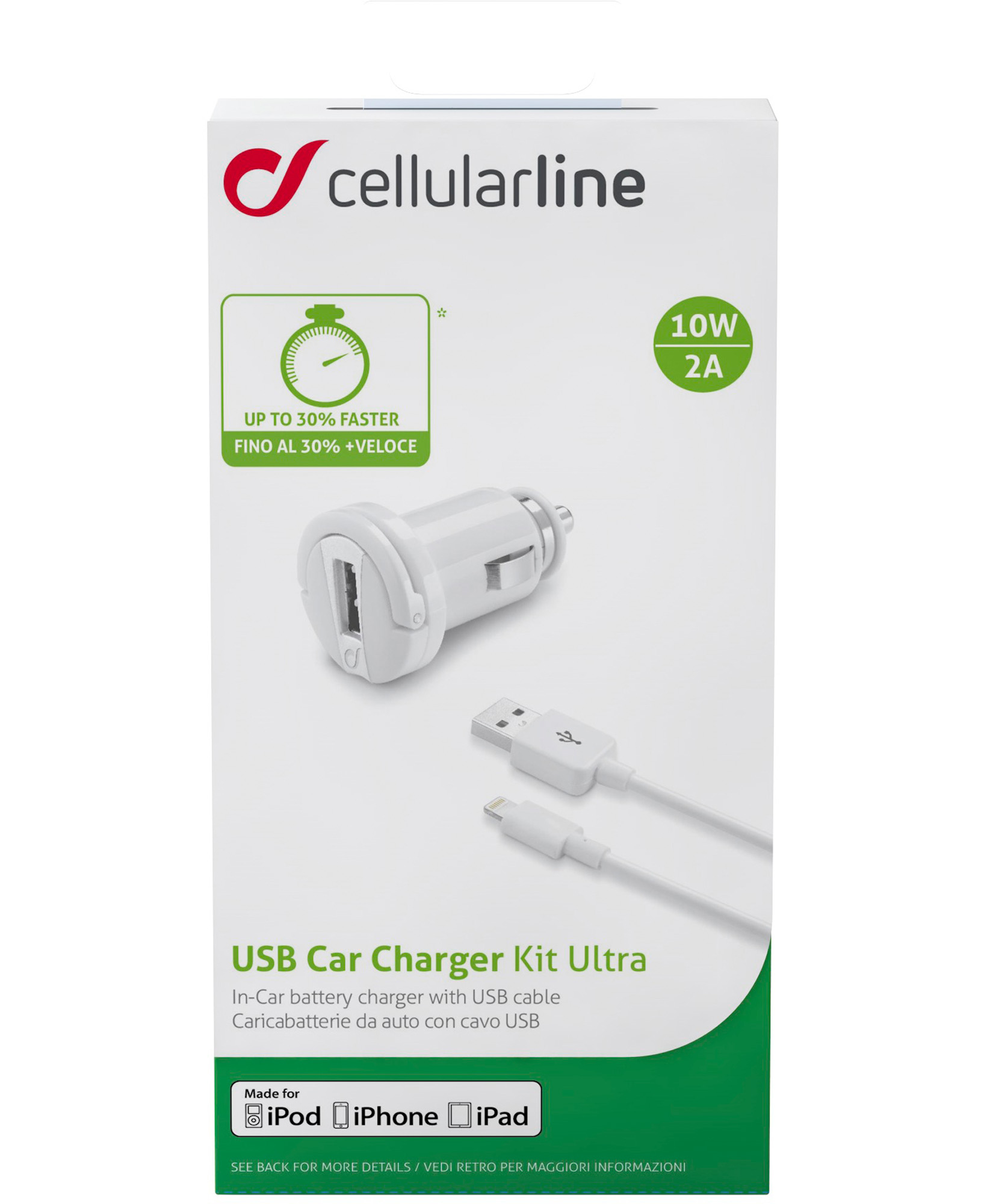 Cellularline USB Car Charger Kit – image 3