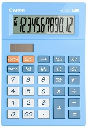 Canon AS-120V calculator Desktop Basic Blue