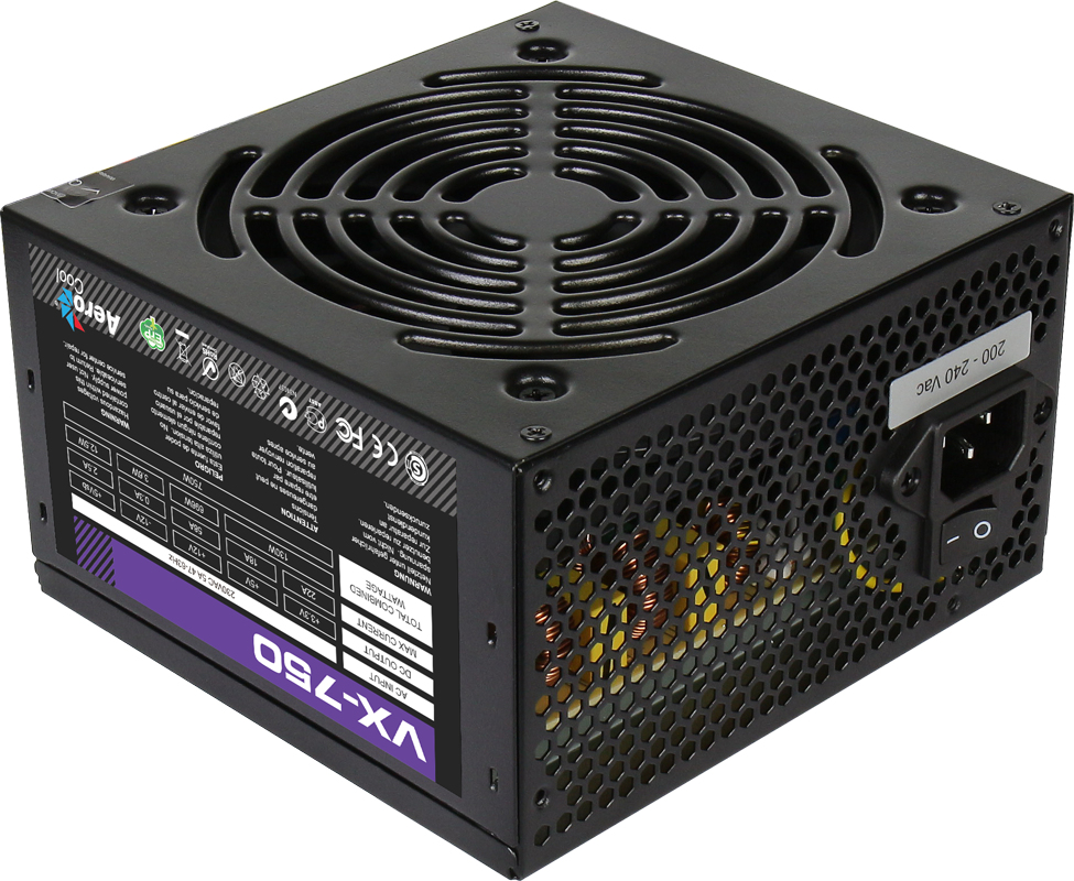 Aerocool VX-750W power supply unit ATX Black