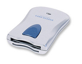 Manhattan 701501 card reader USB 1.1 Silver – image 1