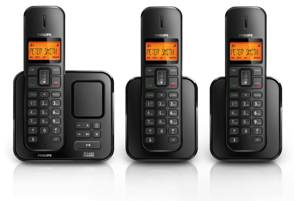 Philips Perfect sound Cordless phone with answering machine SE1753B/38