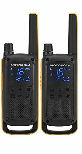 Motorola Talkabout T82 Extreme Twin Pack tvåvägsradio 16 kanaler Svart, Orange