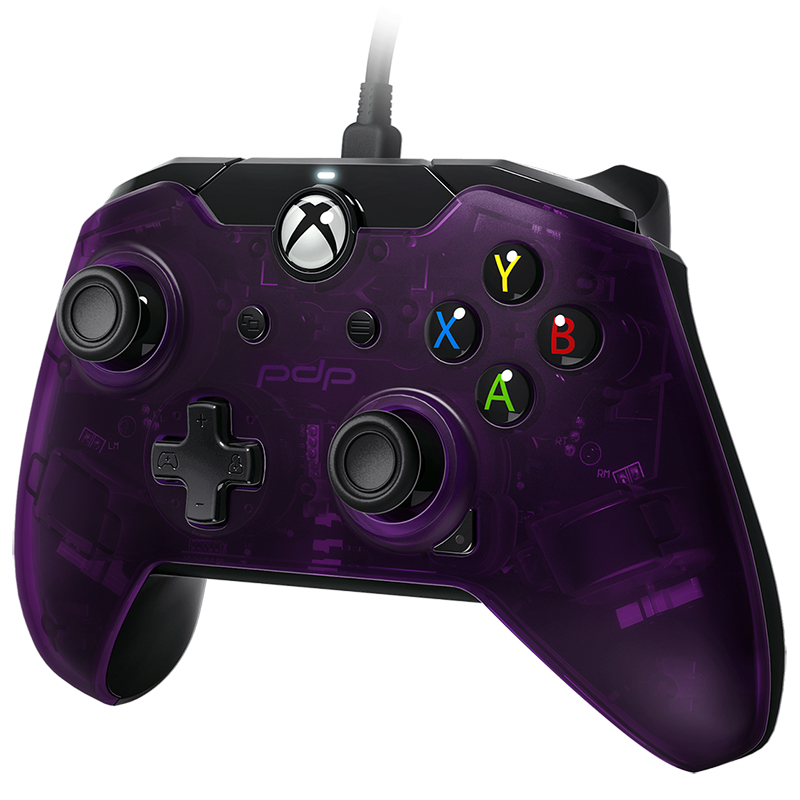 PDP 048-082-EU-PR Gaming Controller Black, Purple USB Gamepad Analogue / Digital PC, Xbox One – image 2