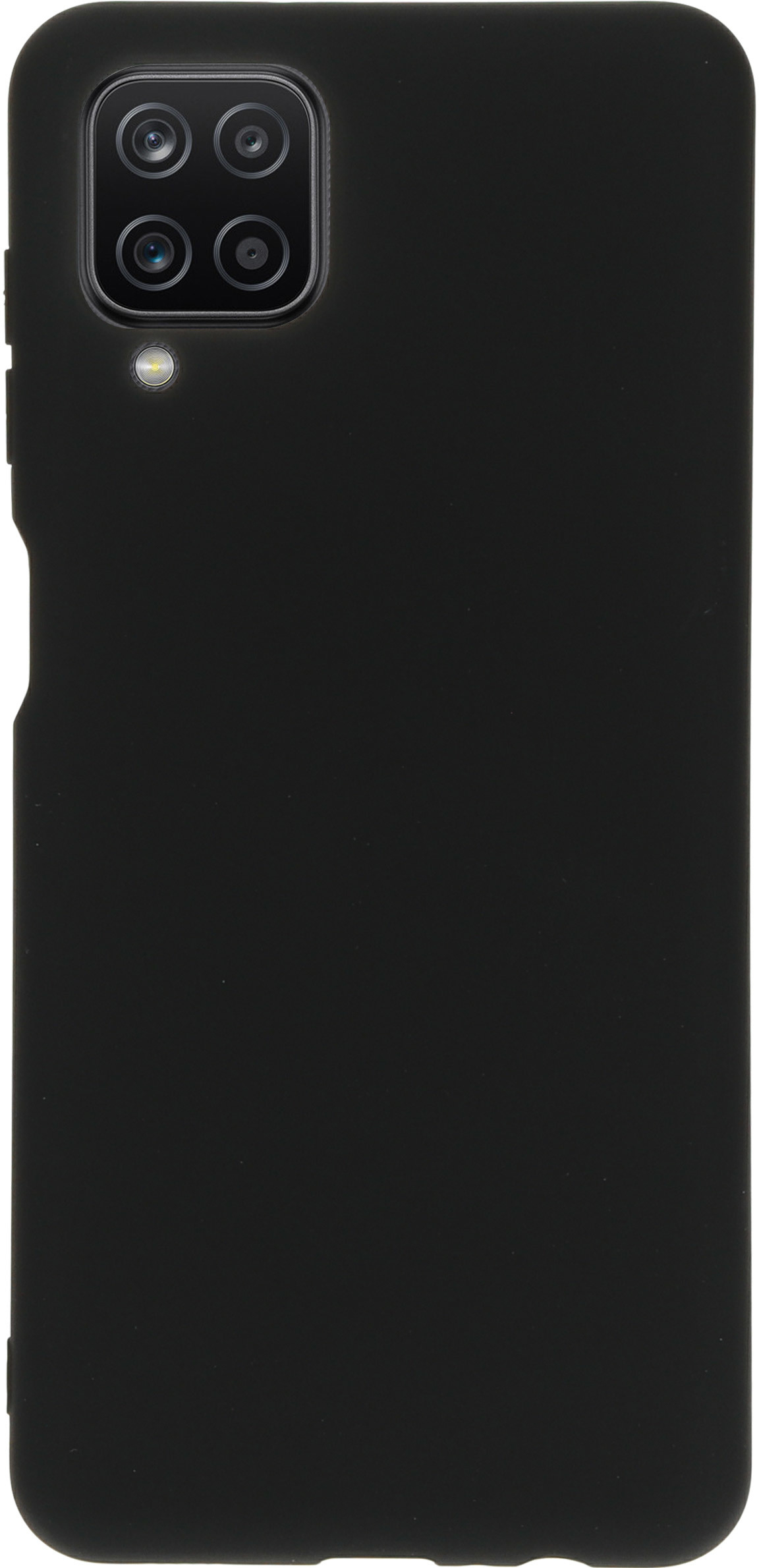 Mobiparts Silicone Cover Samsung Galaxy A12 (2021) Black – image 2