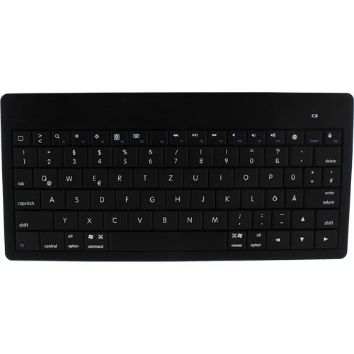 InLine 55373 keyboard Bluetooth QWERTZ German Black – image 2