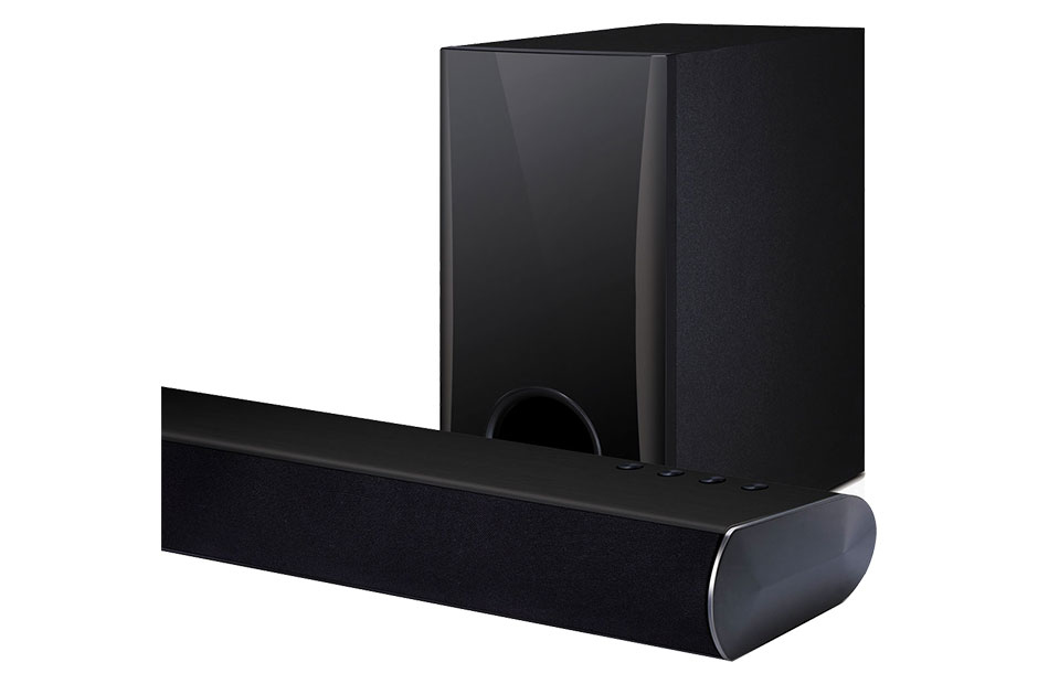 LG LAS355B soundbar speaker Black 2.1 channels – image 3