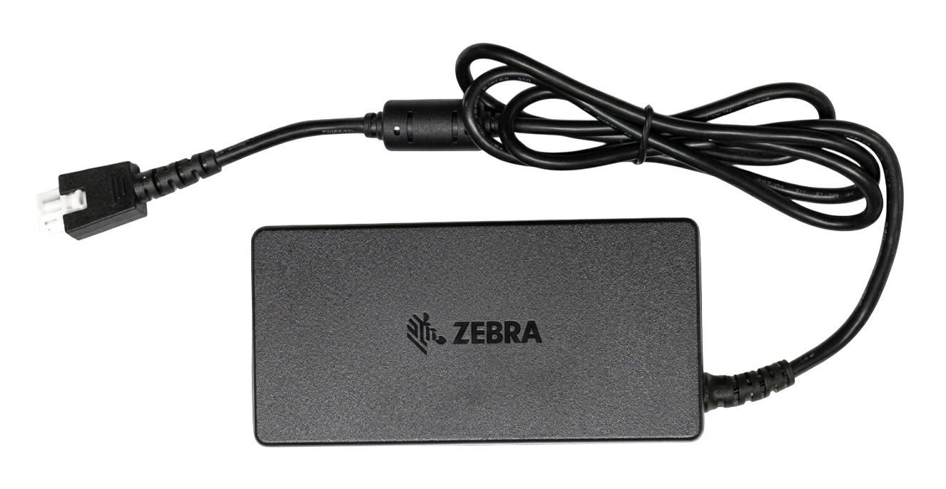 ZEBRA THIS AC/DC POWER SUPPLY BRICK OPERATES WITHIN A VOLTAGE RANGE