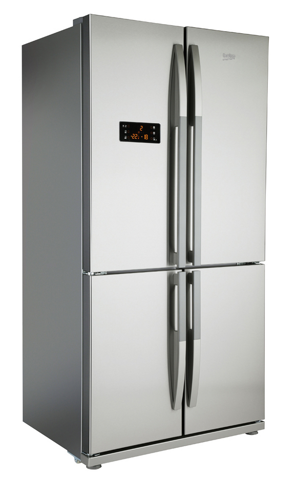 Beko GNE114610APX side-by-side refrigerator Freestanding – image 2