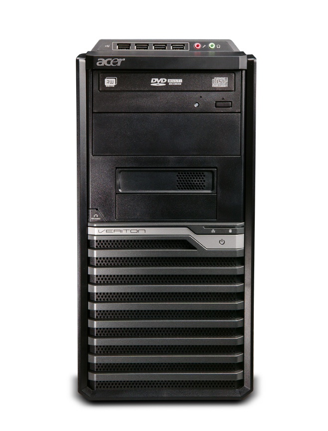 Acer Veriton M 421G Intel® Celeron® 220 2 GB DDR2-SDRAM 250 GB HDD FreeDOS Tower PC Black – image 1