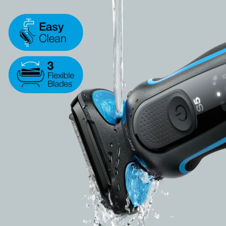 Braun Series 5 51-B1820s Foil shaver Black, Blue – image 3