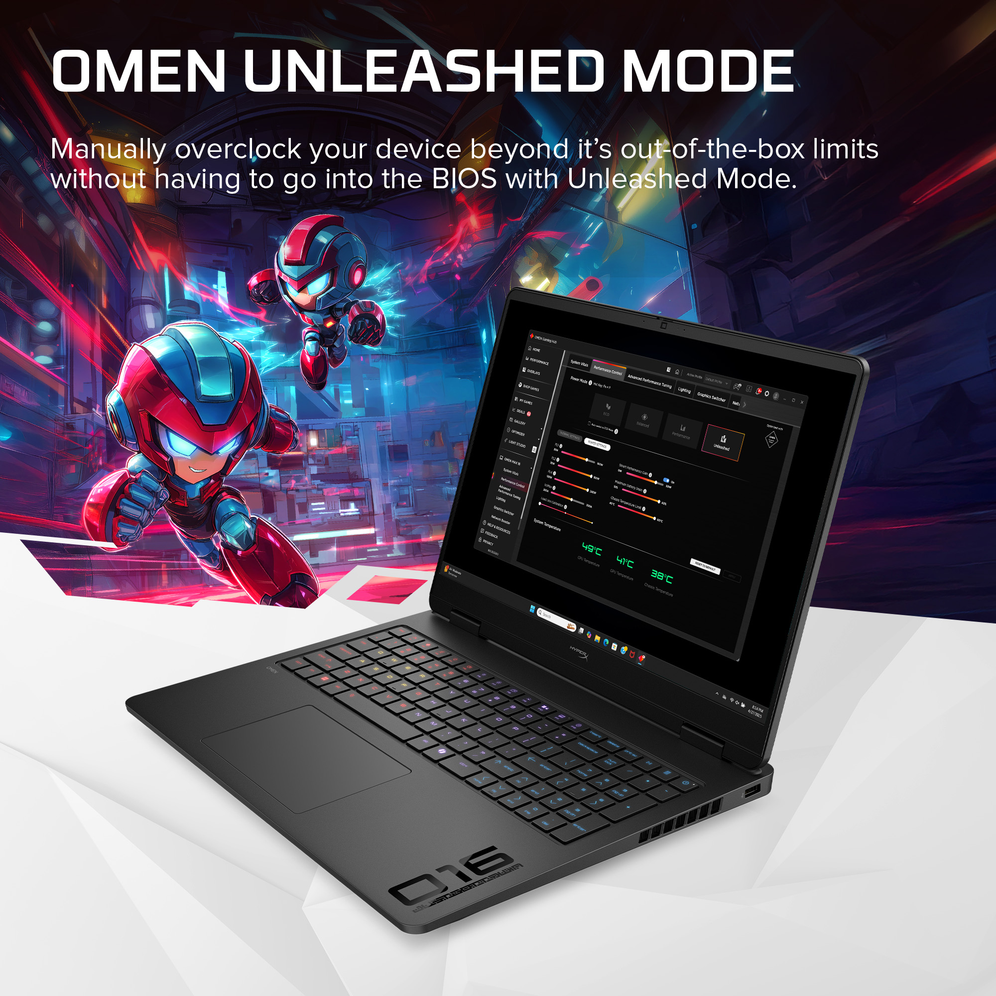 HP HyperX OMEN 16 inch Gaming Laptop PC 16-am2503na – image 9