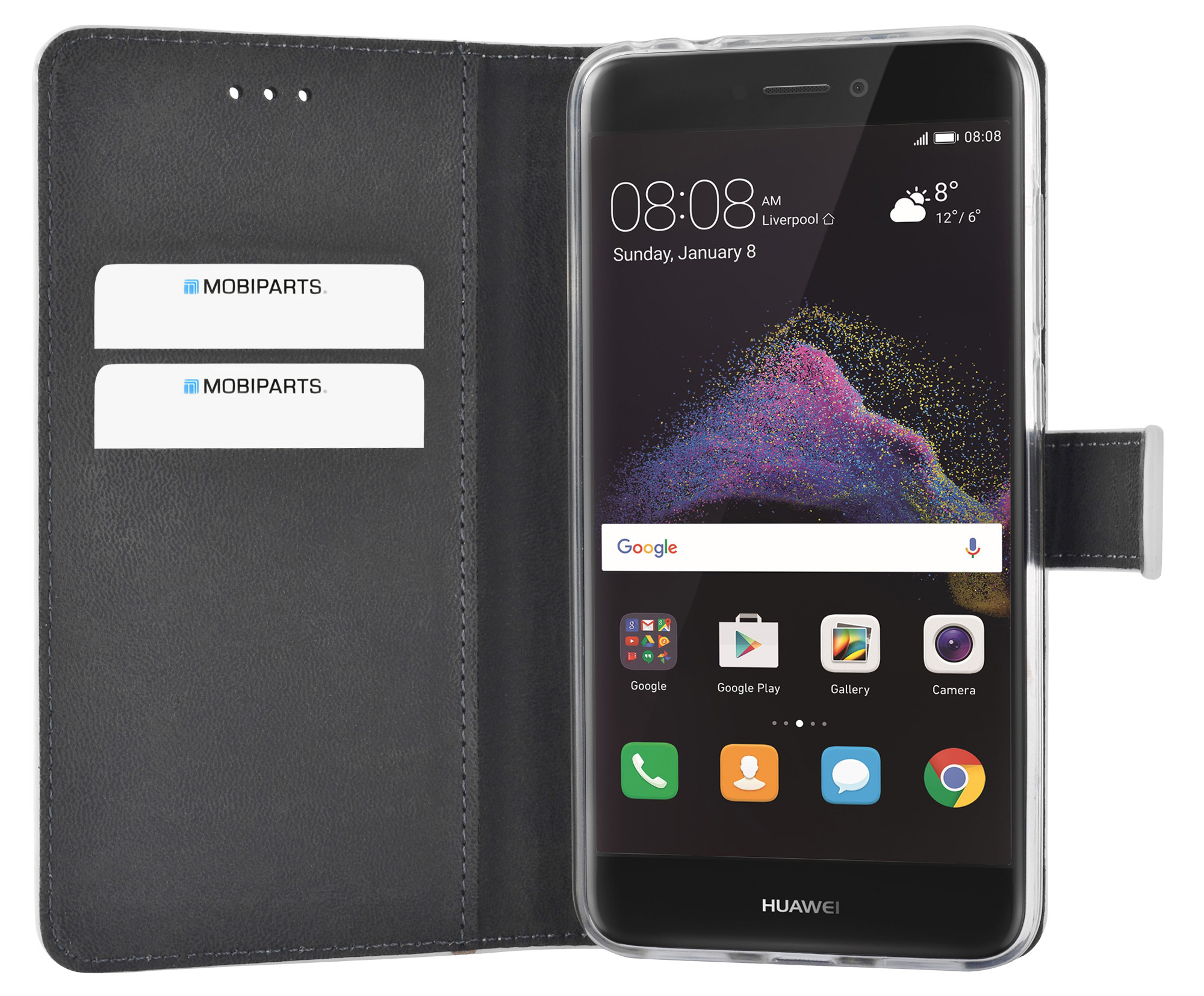 Mobiparts Premium Wallet TPU Case Huawei P8/P9 Lite (2017) White – image 4