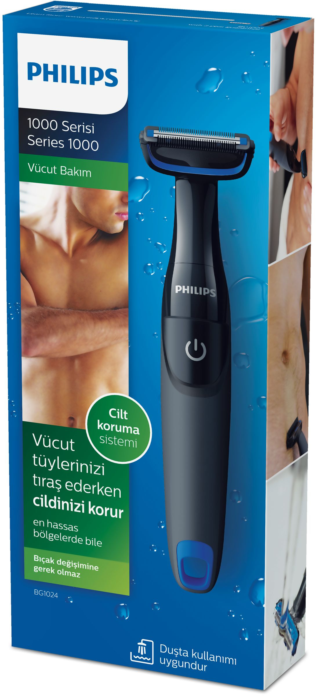Philips BODYGROOM Series 1000 BG1024/15 body groomer/shaver Black – image 2