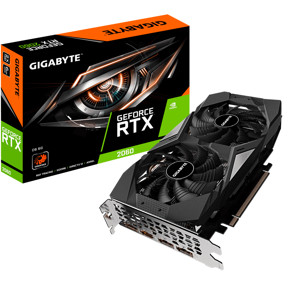 GIGABYTE GeForce RTX 2060 D6 6G – image 1