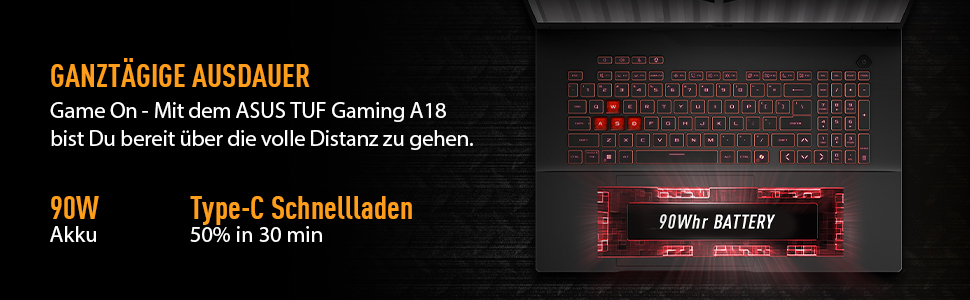 ASUS TUF Gaming A18   R7-260 16 1TB 5060      FA808UM-S8060W W11H Notebooks
