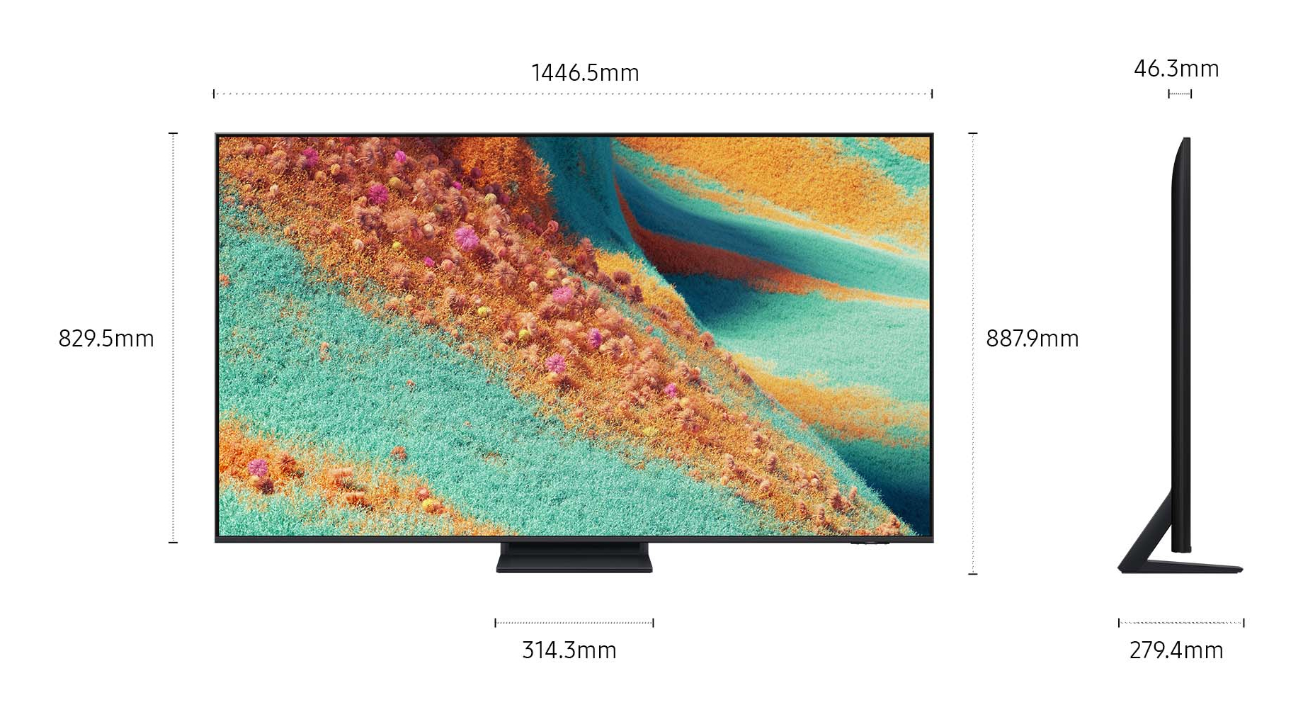 TV Samsung Neo QLED QE65QN85FAUXZT 65 4K UltraHD 144Hz Smart TV Tizen HDR10 Dolby Atmos — photo 4