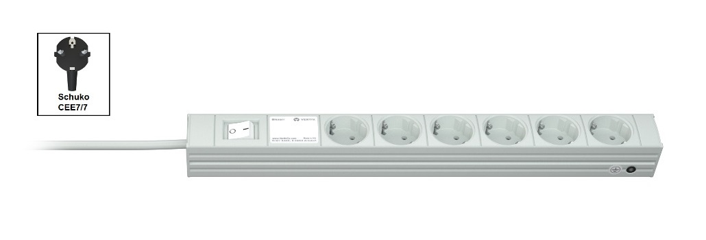 Vertiv Knürr DIS Rack PDU, Compact, 0U/1U, input Schuko – image 2