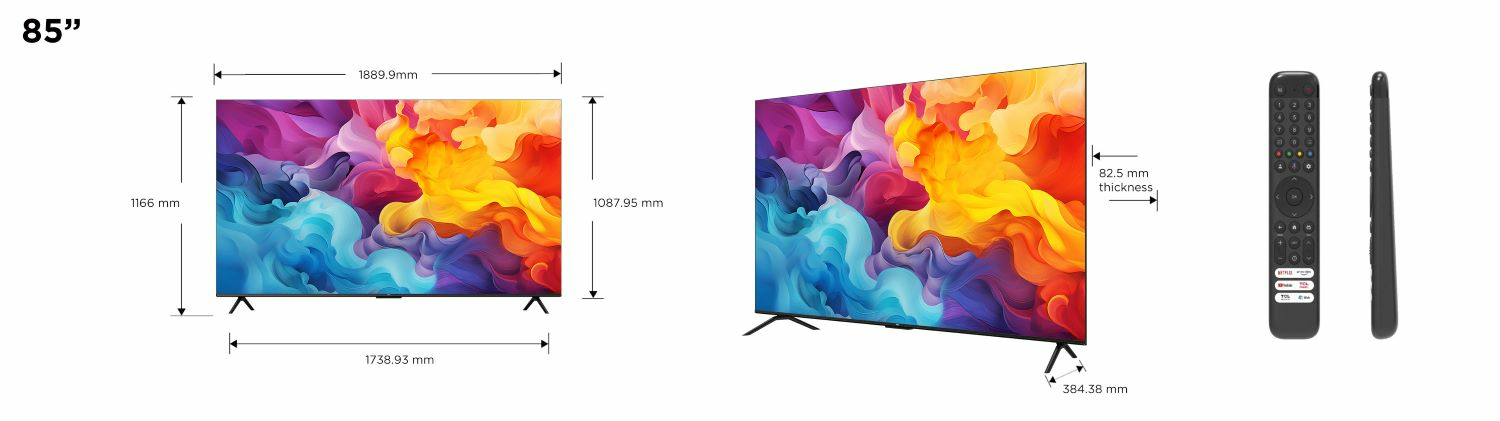 TCL P61B 85" — vue 1 sur 8