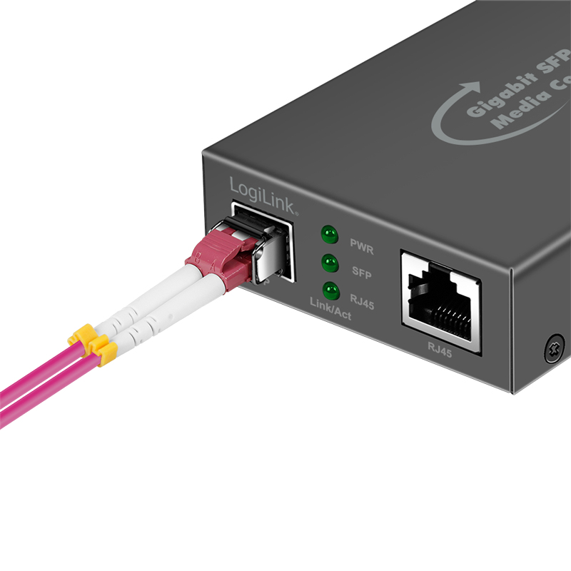 LogiLink NMC001 network media converter 1000 Mbit/s Black – image 5