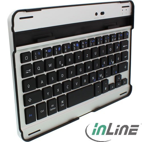 InLine 55371 mobile device keyboard QWERTZ German Bluetooth Black – image 2