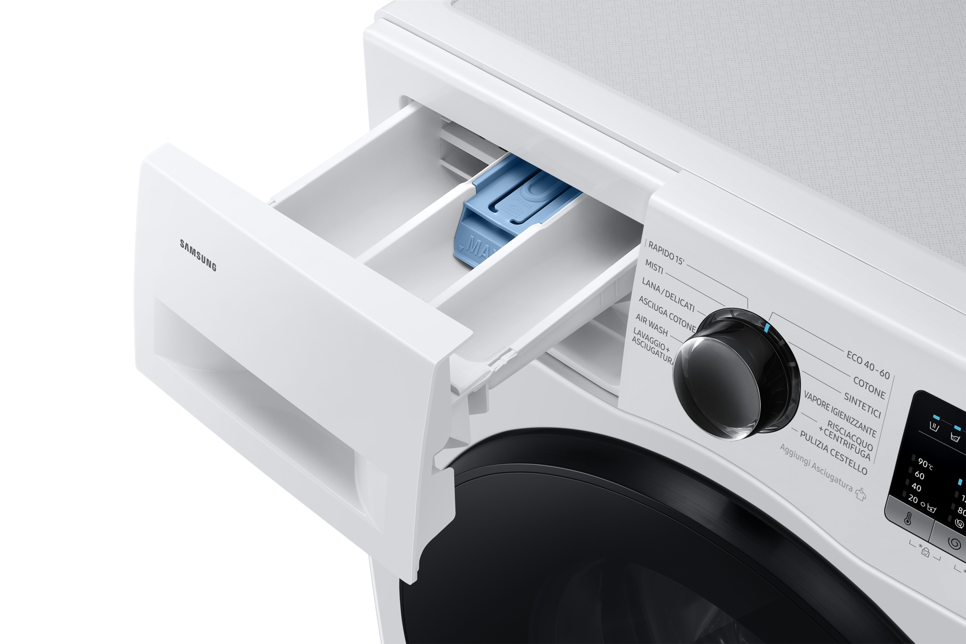 Samsung WD80HG4U04BEET washer dryer Freestanding Front-load White – image 9