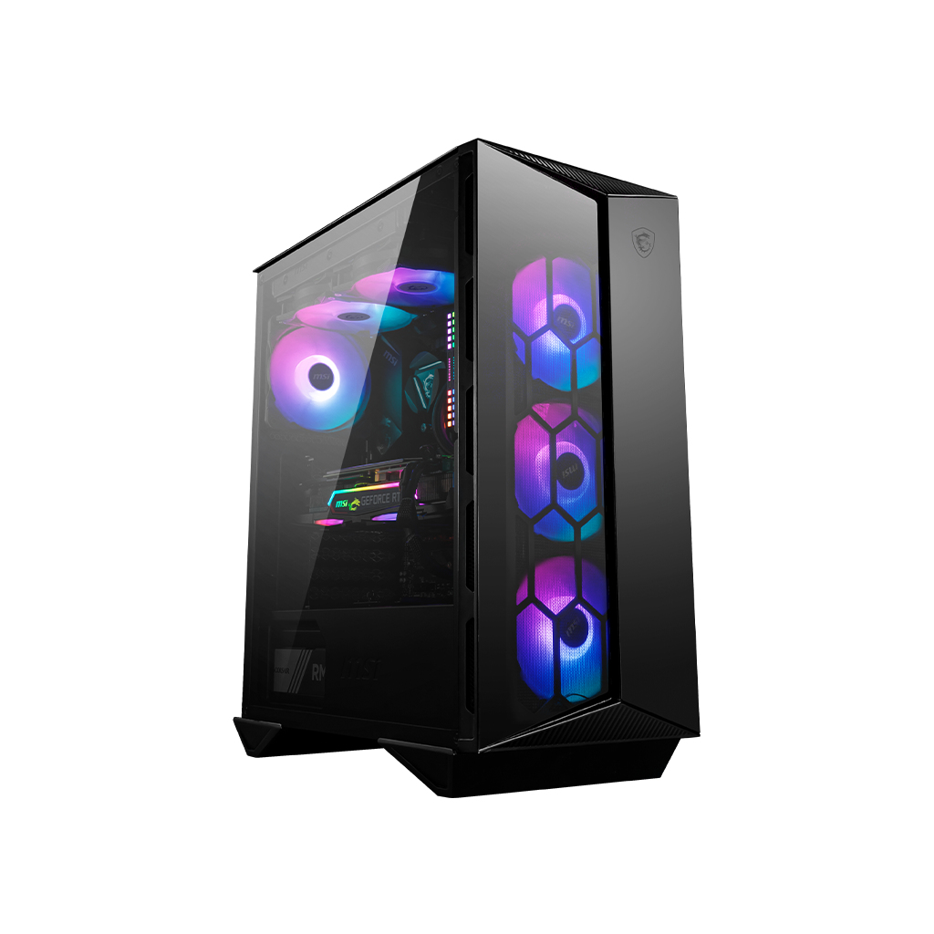 MSI Aegis R 14NUF7-681US PC Intel® Core™ i7 i7-14700F 32 GB DDR5-SDRAM 2 TB SSD NVIDIA GeForce RTX 4070 Ti Super Windows 11 Home Desktop Black image 1