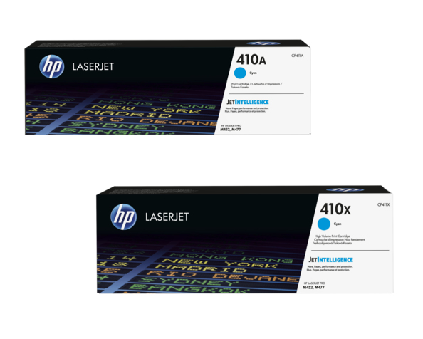 HP 410A/410X Cyan Original LaserJet Toner Cartridges