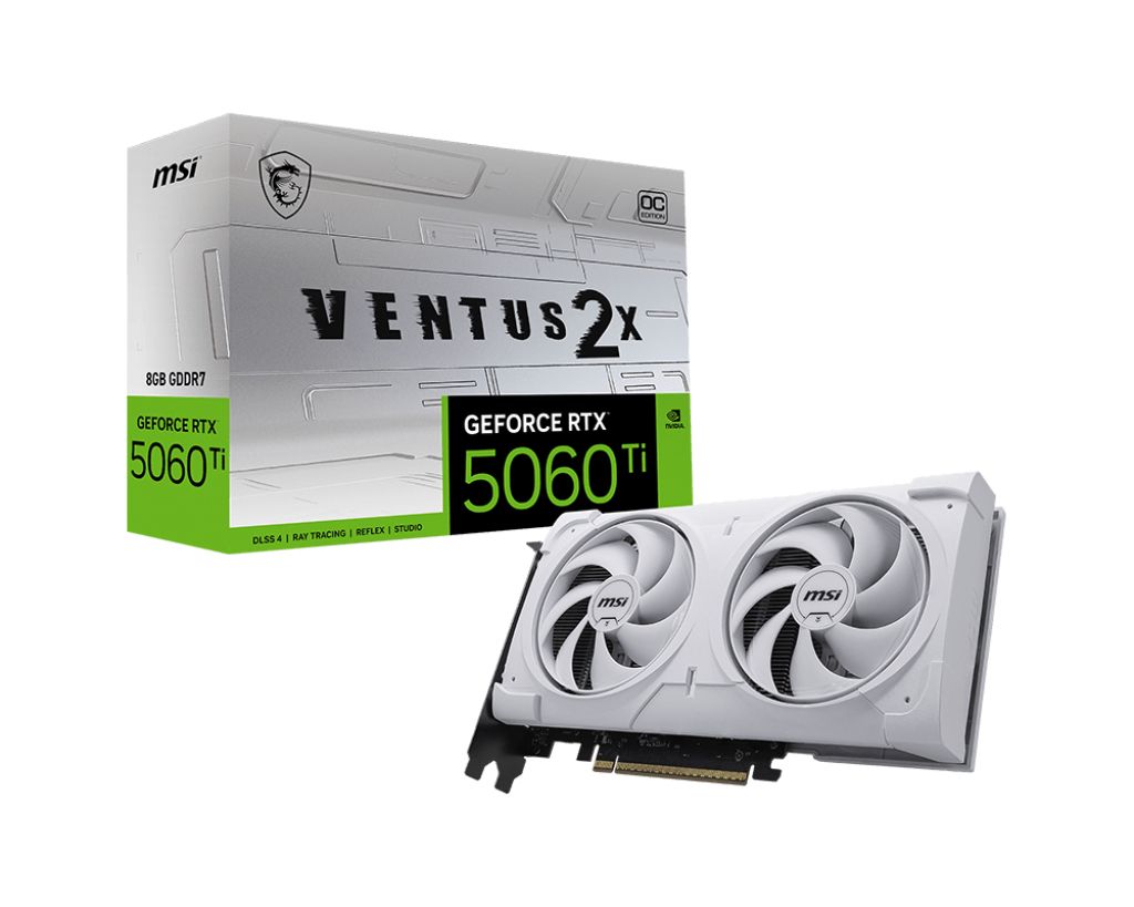 GPU RTX5060Ti MSI VENTUS 2x White 8GB
