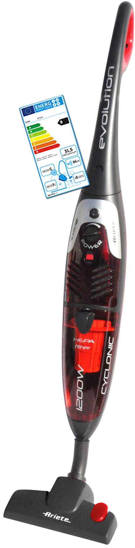 Ariete 2772/2 Stick vacuum Dry HEPA Bagless – image 1