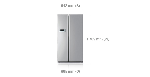 Samsung RSH5STTS side-by-side refrigerator – image 2