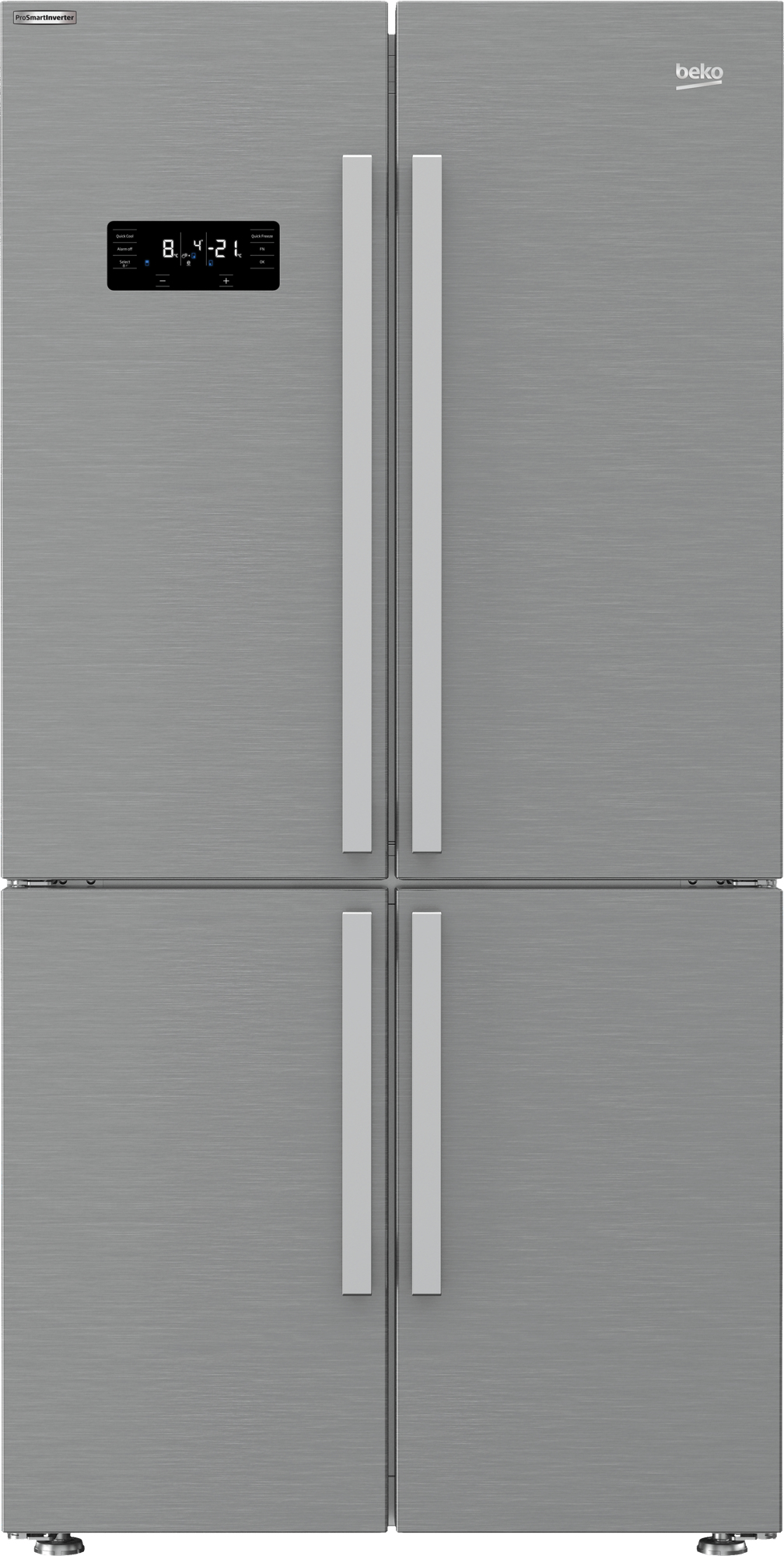Beko GN1416232ZXN side-by-side refrigerator Freestanding – image 1