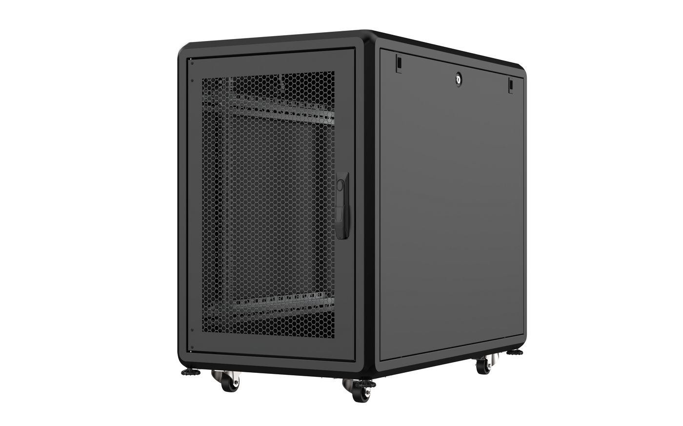 Lanview RSL16U61BL rack cabinet 16U Freestanding rack Black