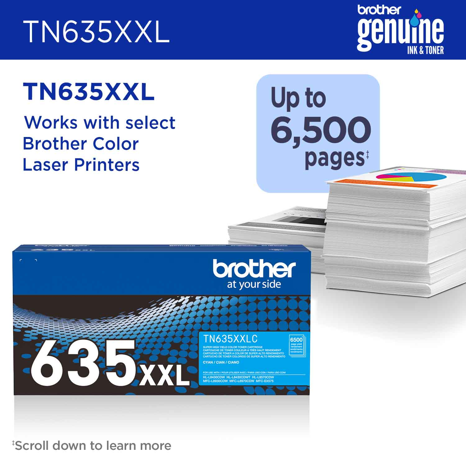 Brother TN-635XXLC toner cartridge 1 pc(s) Original Cyan – image 2