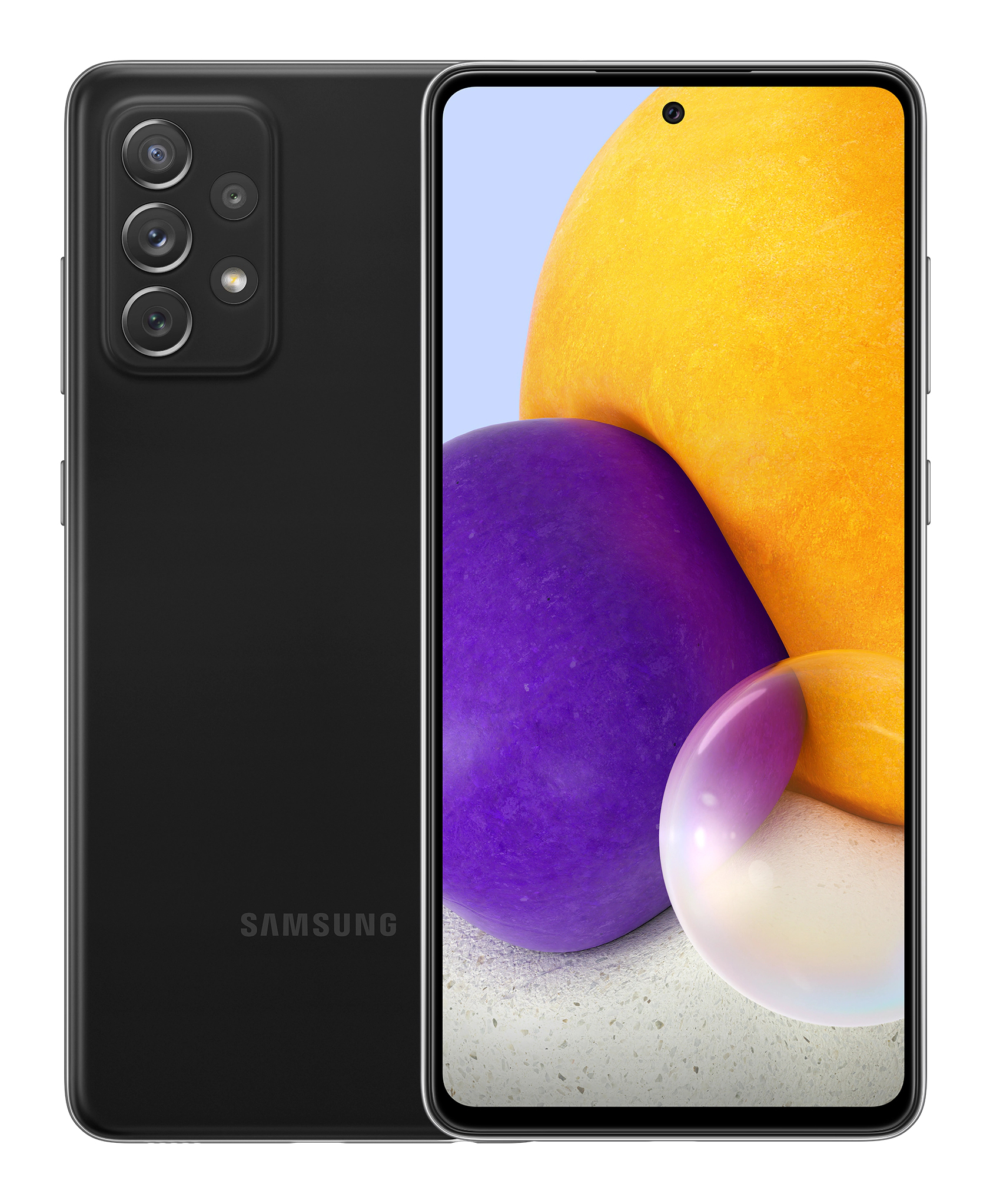 Samsung Galaxy A72 4G A72 17 cm (6.7") Dual SIM USB Type-C 6 GB 128 GB 5000 mAh Black – image 1