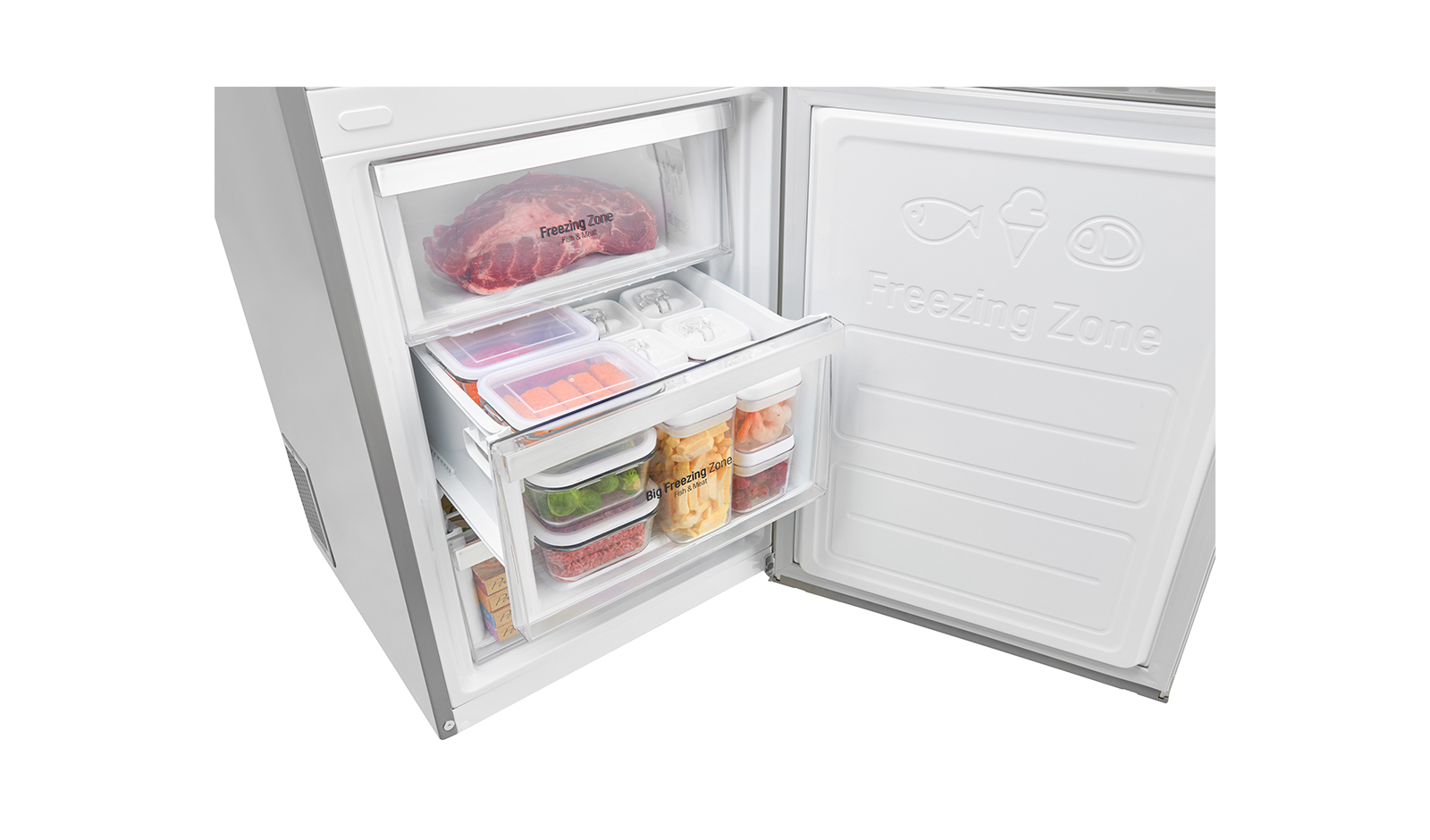 LG GBF59PZFZB fridge-freezer Freestanding – image 4