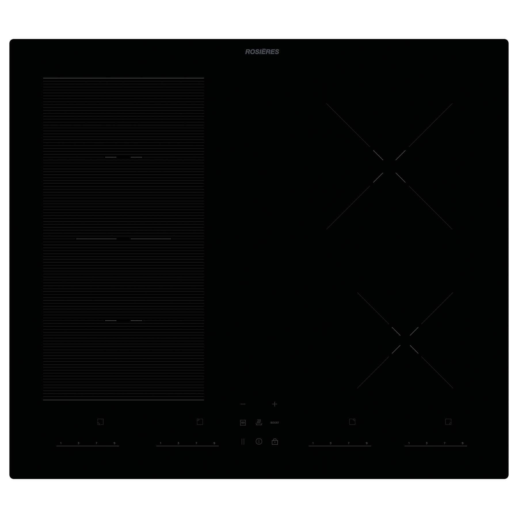 Rosieres RIFS647MCAR Black Built-in