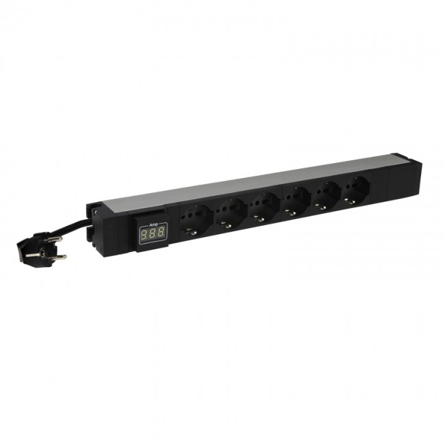 Legrand 646842 power distribution unit (PDU) 6 AC outlet(s) 1U Black